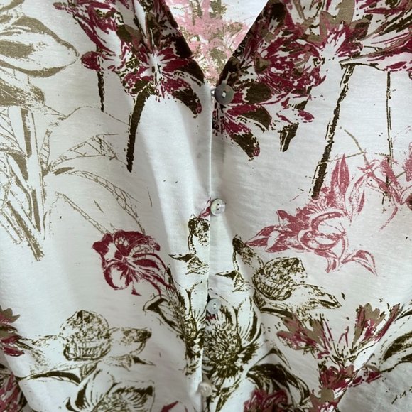 Zara floral button down - Picture 2 of 3